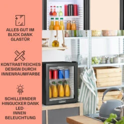 MKS-13 Minibar Mini-Kühlschrank 3 Temperaturen 30L 23 DB Glastür -Küchenmaschinen Verkäufe 10005440 DE 0003 usp