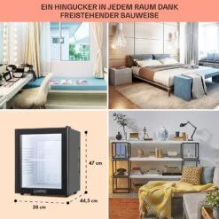 MKS-13 Minibar Mini-Kühlschrank 3 Temperaturen 30L 23 DB Glastür -Küchenmaschinen Verkäufe 10005440 DE 0006 usp