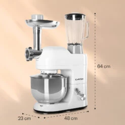 Lucia Küchenmaschine 3-in-1 2000 W / 2,7 PS 5 Ltr Edelstahl BPA-frei -Küchenmaschinen Verkäufe 10008236 yy 0008 logo