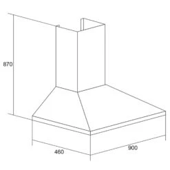 TR90WS Dunstabzugshaube Ablufthaube LED-Licht Edelstahl 90 Cm 340 M³/h -Küchenmaschinen Verkäufe 10011486 yy 0008 logo Klarstein TR90WS Dunstabzugshaube 3x Filter reedit v2