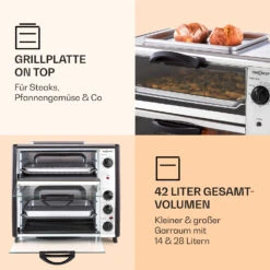 All-You-Can-Eat Doppel-Backofen Grillplatte 42 Liter 2350 Watt -Küchenmaschinen Verkäufe 10026452 de 0003 logo