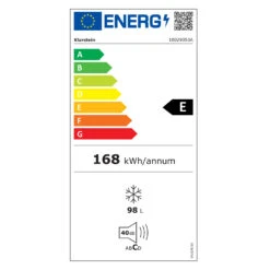 Iceblokk 100 Gefriertruhe 98 L EEK E 40 DB 4-Sterne -15 Bis -26 °C -Küchenmaschinen Verkäufe 10029353 energy label