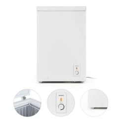 Iceblokk 100 Gefriertruhe 98 L EEK E 40 DB 4-Sterne -15 Bis -26 °C -Küchenmaschinen Verkäufe 10029353 yy 0003 logo Klarstein Iceblokk Gefriertruhe