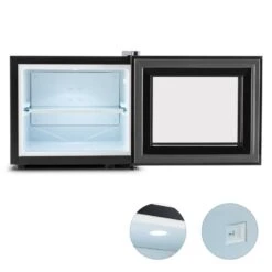 Frosty Mini-Kühlschrank 10 Liter 65W Klasse B Schwarz -Küchenmaschinen Verkäufe 10029407 yy 0005 front Klarstein Kuehlschrank