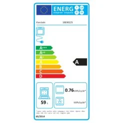 Vilhelmine Backofen 55 L Einbau Energieeffizienzklasse A Schwarz -Küchenmaschinen Verkäufe 10030225 energy label