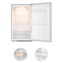 Beerkeeper Kühlschrank 92 Liter 7-Stufen-Thermostat 60 Watt -Küchenmaschinen Verkäufe 10030284 yy 0003 detail Klarstein Beerkeeper Kuehlschrank silber reedit