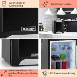 Happy Hour 33 Minibar 33L 5-15°C EEK G 25dB LED-Licht -Küchenmaschinen Verkäufe 10030510 DE 0005 usp