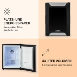 Happy Hour 33 Minibar 33L 5-15°C EEK G 25dB LED-Licht -Küchenmaschinen Verkäufe 10030510 de 0003 logo