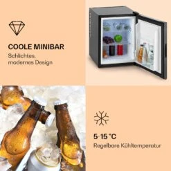 Happy Hour 33 Minibar 33L 5-15°C EEK G 25dB LED-Licht -Küchenmaschinen Verkäufe 10030510 de 0004 logo