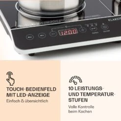 VariCook Slim Doppel-Induktionskochplatte 3500 W Timer 240° C Touch -Küchenmaschinen Verkäufe 10030684 de 0004 logo
