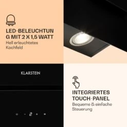 Aurica 60 Dunstabzugshaube 60cm 600 M³/h LED Touch Glas -Küchenmaschinen Verkäufe 10031904 de 0005 logo