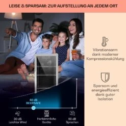 Beersafe 6XL Kühlschrank 201 Liter 5 Böden Panoramaglastür Edelstahl -Küchenmaschinen Verkäufe 10031930 DE 0003 usp