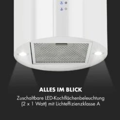 Barett Inselabzugshaube Ø35cm Umluft 558 M³/h LED Aktivkohlefilter -Küchenmaschinen Verkäufe 10032302 de 0008 logo