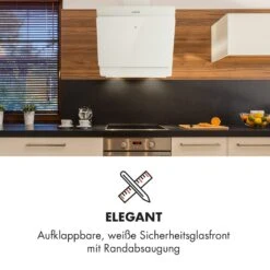 Klarstein Aurica 60 Dunstabzugshaube 60cm 600 M³/h LED Touch Glas Weiß -Küchenmaschinen Verkäufe 10032765 de 0002 logo