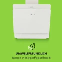 Klarstein Aurica 60 Dunstabzugshaube 60cm 600 M³/h LED Touch Glas Weiß -Küchenmaschinen Verkäufe 10032765 de 0006 logo
