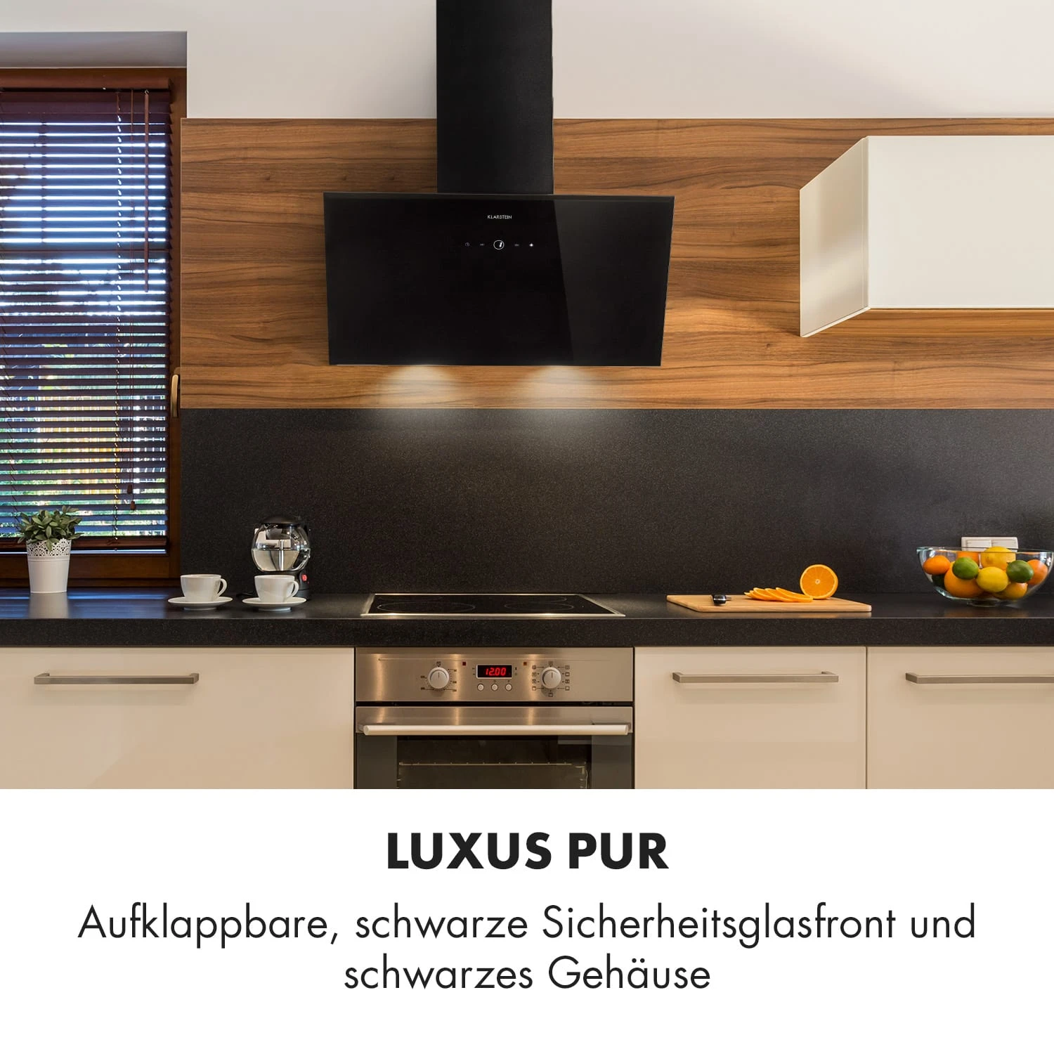 Laurel 60 Dunstabzugshaube 60cm Abluft: 350 M³/h LED Touch Glas 4 Laurel 60 Dunstabzugshaube 60cm Abluft: 350 M³/h LED Touch Glas – Bild 2