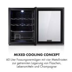 Beersafe XL Onyx Kühlschrank 60 Liter 4 Böden Panoramaglastür -Küchenmaschinen Verkäufe 10032871 de 0004 logo