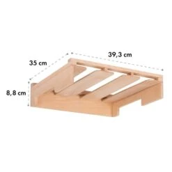 Barossa 77D Weinglas-Regal Zubehör Regalboden Für Weingläser Echtholz -Küchenmaschinen Verkäufe 10032964 yy 0005 logo Klarstein Barossa 77D Weinglas Regal