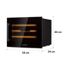 Vinsider 24 Built-In Uno Onyx Einbau-Weinkühlschrank 24 Flaschen 57 L -Küchenmaschinen Verkäufe 10032965 yy 0011 dimensions