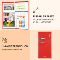 Irene Kühl- & Gefrierkombination 85 Liter Retro-Design -Küchenmaschinen Verkäufe 10032980 de 0004 logo