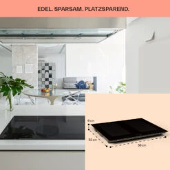 Delicatessa 60 Einbaukochfeld Induktion 4 Zonen 7000W Glaskeramik -Küchenmaschinen Verkäufe 10033021 de 0006 usp