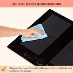 Delicatessa 60 Einbaukochfeld Induktion 4 Zonen 7000W Glaskeramik -Küchenmaschinen Verkäufe 10033021 de 0008 usp