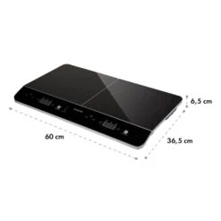 VariCook Neo Induktions-Doppelkochfeld 3500W SenseControl Glaskeramik -Küchenmaschinen Verkäufe 10033036 yy 0009 logo Klarstein VariCook Neo Induktions Doppelkochfeld