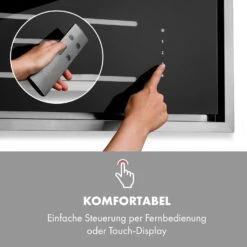 High Line Deckenhaube 90cm 410 M3/h 75W 3 Stufen Fernbedienung Schwarz 16 High Line Deckenhaube 90cm 410 M3/h 75W 3 Stufen Fernbedienung Schwarz -Küchenmaschinen Verkäufe 10033054 de 0003 logo