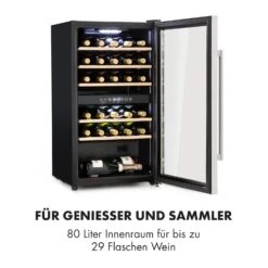 Vinamour 29 Duo Weinkühlschrank 2 Zonen 80L/29 Flaschen 5-22°C Touch -Küchenmaschinen Verkäufe 10033083 de 0003 logo