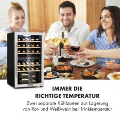Vinamour 29 Duo Weinkühlschrank 2 Zonen 80L/29 Flaschen 5-22°C Touch -Küchenmaschinen Verkäufe 10033083 de 0004 logo