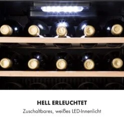 Vinamour 29 Duo Weinkühlschrank 2 Zonen 80L/29 Flaschen 5-22°C Touch -Küchenmaschinen Verkäufe 10033083 de 0008 logo