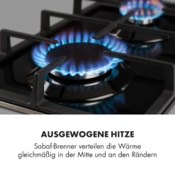 Ignito Domino Gaskochfeld 2-flammig Sabaf-Brenner Glaskeramik Schwarz -Küchenmaschinen Verkäufe 10033131 de 0003 logo