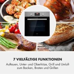 Kalahari Elektrischer Einbaubackofen 2300W 7 Funktionen Schwarz 20 Kalahari Elektrischer Einbaubackofen 2300W 7 Funktionen Schwarz -Küchenmaschinen Verkäufe 10033187 de 0008 logo