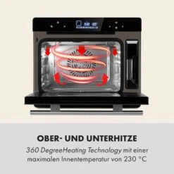 MasterFresh Dampfbackofen 230°C 24l Touch-Bedienfeld Schwarz -Küchenmaschinen Verkäufe 10033284 de 0004 logo