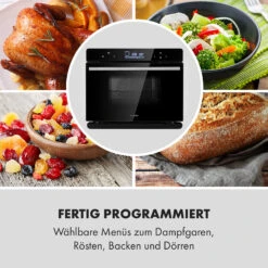MasterFresh Dampfbackofen 230°C 24l Touch-Bedienfeld Schwarz -Küchenmaschinen Verkäufe 10033284 de 0007 logo