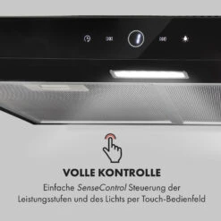 Contempo Neo Unterbau-Abzugshaube 60cm 175m³/h Edelstahl LED Acryl -Küchenmaschinen Verkäufe 10033471 de 0008 logo
