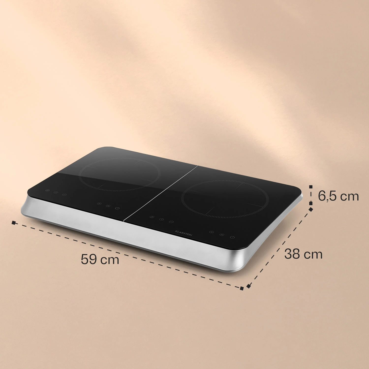 InnoChef Induktionskochfeld 3400W Touch Control Glaskeramik 8 InnoChef Induktionskochfeld 3400W Touch Control Glaskeramik – Bild 6