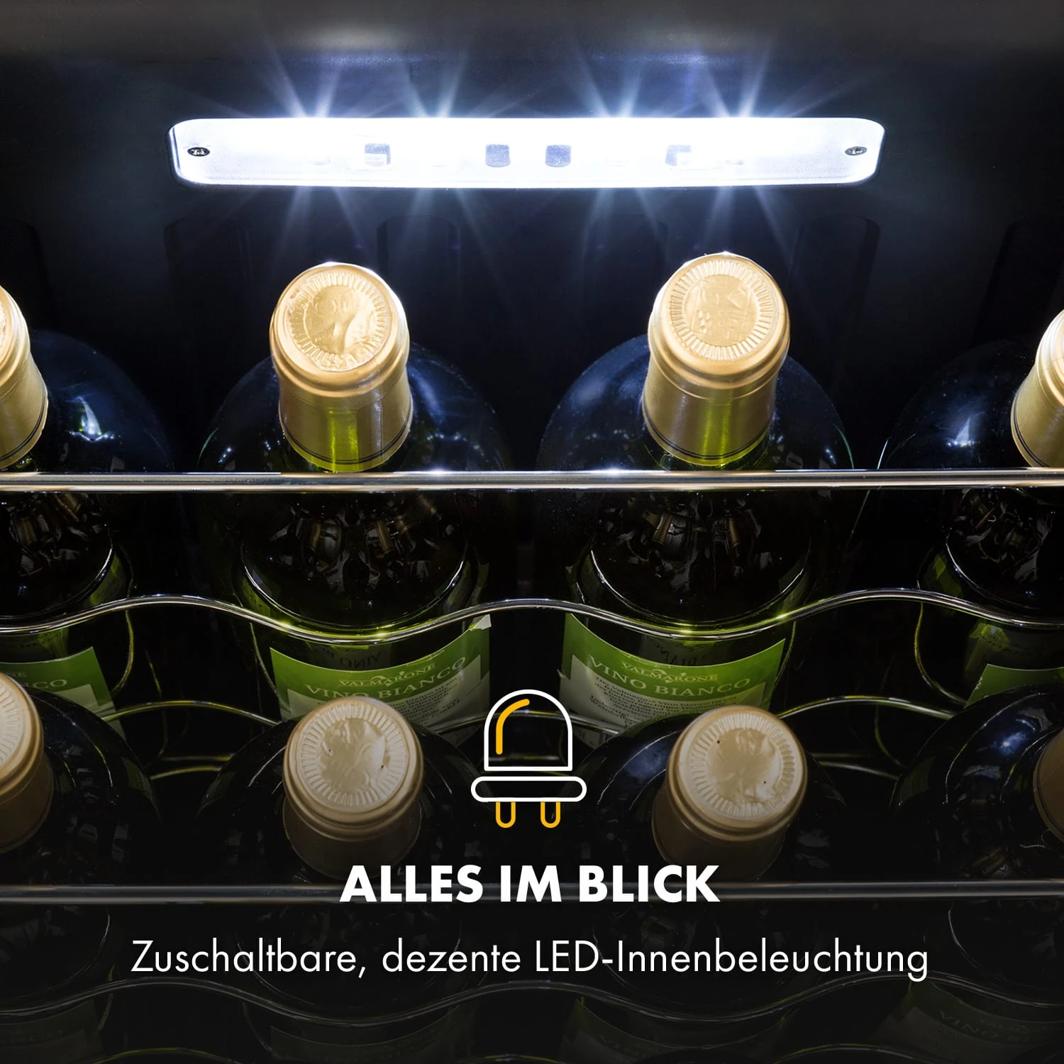 Shiraz 16 Uno Weinkühlschrank 42l Touch-Bedienfeld 131W 5-18°C 10 Shiraz 16 Uno Weinkühlschrank 42l Touch-Bedienfeld 131W 5-18°C – Bild 8