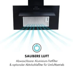 Athena Dunstabzugshaube 60cm Abluft: 350 M³/h LED Schwarz -Küchenmaschinen Verkäufe 10033766 de 0004 logo