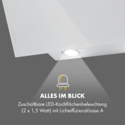 Laurel 60 Dunstabzugshaube 60cm Abluft: 350 M³/h LED Touch Weiß -Küchenmaschinen Verkäufe 10033767 de 0006 logo
