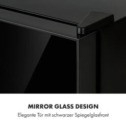 Frosty Mini-Kühlschrank EEC A Spiegelglastür 10 Liter Schwarz -Küchenmaschinen Verkäufe 10033836 de 0003 logo