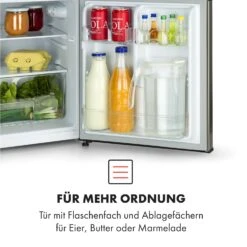 Big Daddy Cool Kühl-Gefrierkombination 61/25 Liter 2 Ebenen Edelstahl -Küchenmaschinen Verkäufe 10034005 de 0004 logo