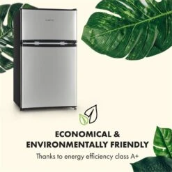 Big Daddy Cool Kühl-Gefrierkombination 61/25 Liter 2 Ebenen Edelstahl -Küchenmaschinen Verkäufe 10034005 yy 0010 logo Klarstein Big Daddy Cool Kuehl Gefrierkombination