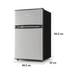 Big Daddy Cool Kühl-Gefrierkombination 61/25 Liter 2 Ebenen Edelstahl -Küchenmaschinen Verkäufe 10034005 yy 0011 logo Klarstein Big Daddy Cool Kuehl Gefrierkombination