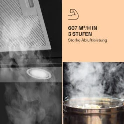 Zola 60 Dunstabzugshaube Kopffrei 60cm 190W 607m³/h LED Edelstahl/Glas 12 Zola 60 Dunstabzugshaube Kopffrei 60cm 190W 607m³/h LED Edelstahl/Glas -Küchenmaschinen Verkäufe 10034099 de 0003 logo