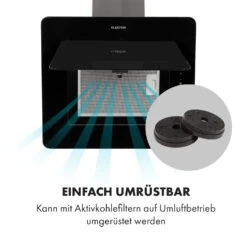 Helena 60 Dunstabzugshaube 595 M³/h LED-Display Schwarz -Küchenmaschinen Verkäufe 10034100 de 0008 logo