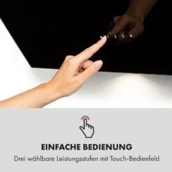 Alina Dunstabzugshaube 90cm 600 M³/h LED-Display Ambientelicht Schwarz 15 Alina Dunstabzugshaube 90cm 600 M³/h LED-Display Ambientelicht Schwarz -Küchenmaschinen Verkäufe 10034106 de 0004 logo