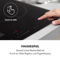 Delicatessa 3 Flex Induktionskochfeld 3 Zonen 6600W Flexzone Schwarz -Küchenmaschinen Verkäufe 10034194 de 0006 logo