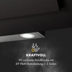 Athena 90 Dunstabzugshaube 90cm 300m³/h 69W Edelstahl -Küchenmaschinen Verkäufe 10034195 de 0008 logo