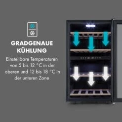 Vinamour 45 DuoWeinkühlschrank 2 Zonen 118 Ltr / 45 Fl 5-18 °C -Küchenmaschinen Verkäufe 10034216 de 0005 logo
